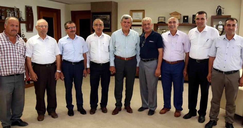 Muhtarlardan Karaosmanoğlu’na Teşekkür