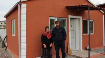 Mut ailesi yeni evine kavuştu