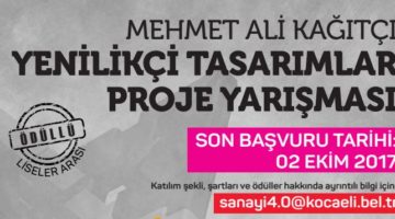 Yenilikçi Tasarımlar Yarışması’na son başvuru 20 Ekim’de