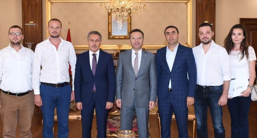 Müteahhitler’den Vali Aksoy’a Ziyaret