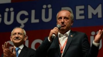 CHP’nin Cumhurbaşkanı adayı Muharrem İnce!