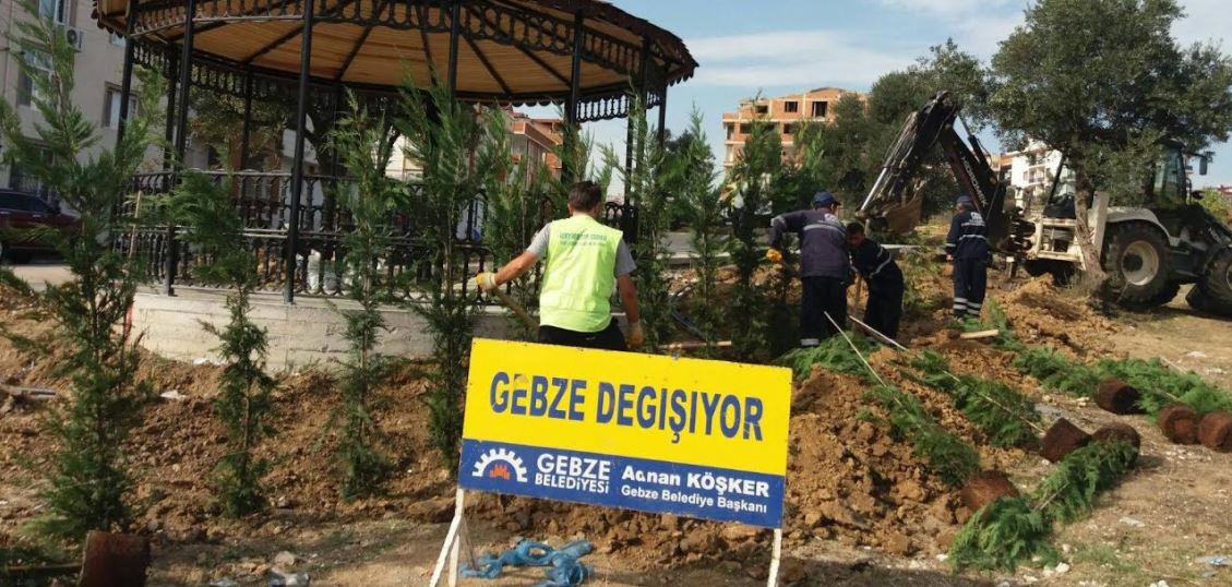 Gebze’de parklar daha yeşil