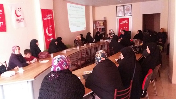 SAADET KADINLARI ÇALIŞIYOR