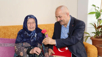 BAŞKAN BÜYÜKGÖZ’DEN ŞEHİT ANNESİNE ZİYARET