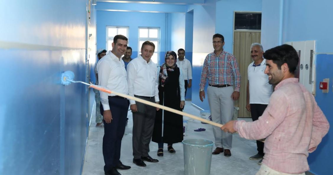 Okullara Boya ve Tadilat desteği