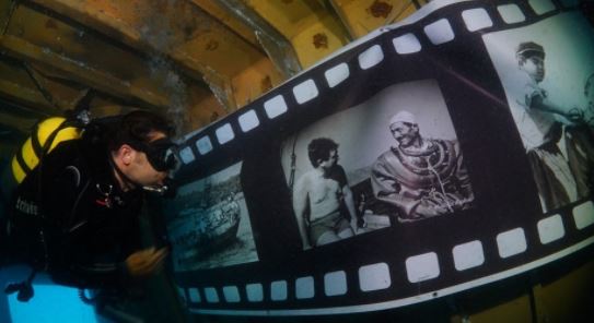 63 yıllık su altı fotoğrafları sergilendi