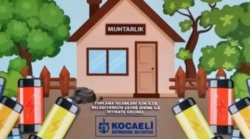 Muhtarlar atık pil toplamak için yarışıyor