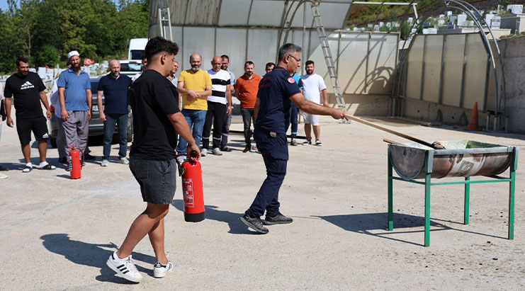 Kocaeli’de yangın güvenliği bilinci artıyor