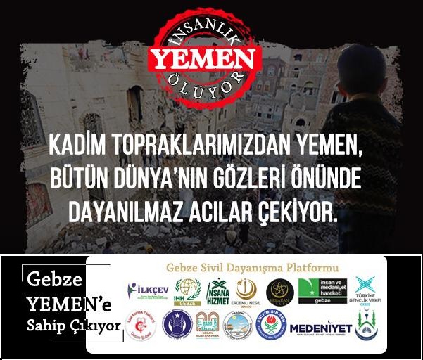 Gebze Yemen’e Sahip Çıkıyor
