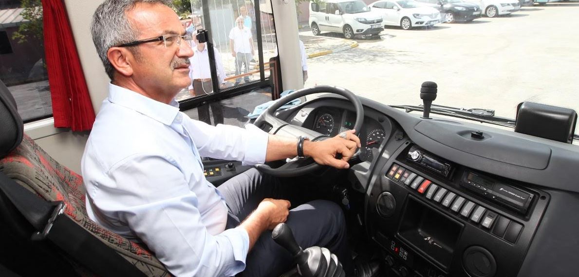 Araçların test sürüşü Köşker’den