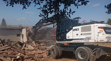 Dilovası’nda Metruk Bina Yıkımları Devam Ediyor